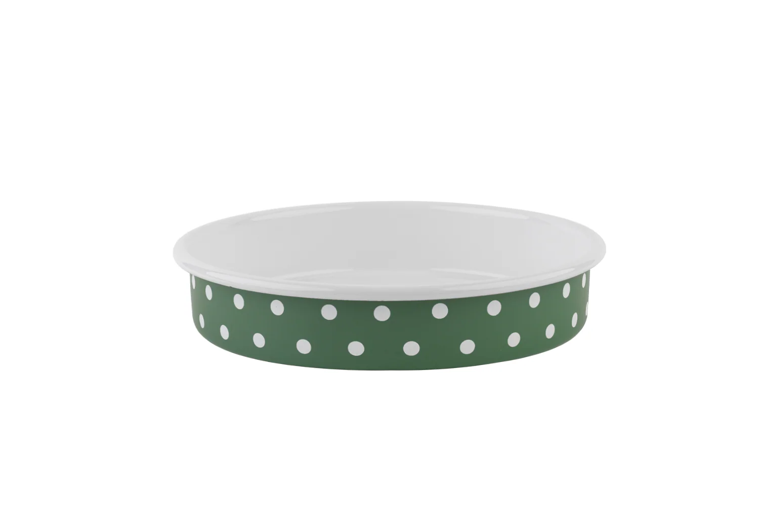 Sallys Emaille Ofenform - Ø28 cm gepunktet - Image 5